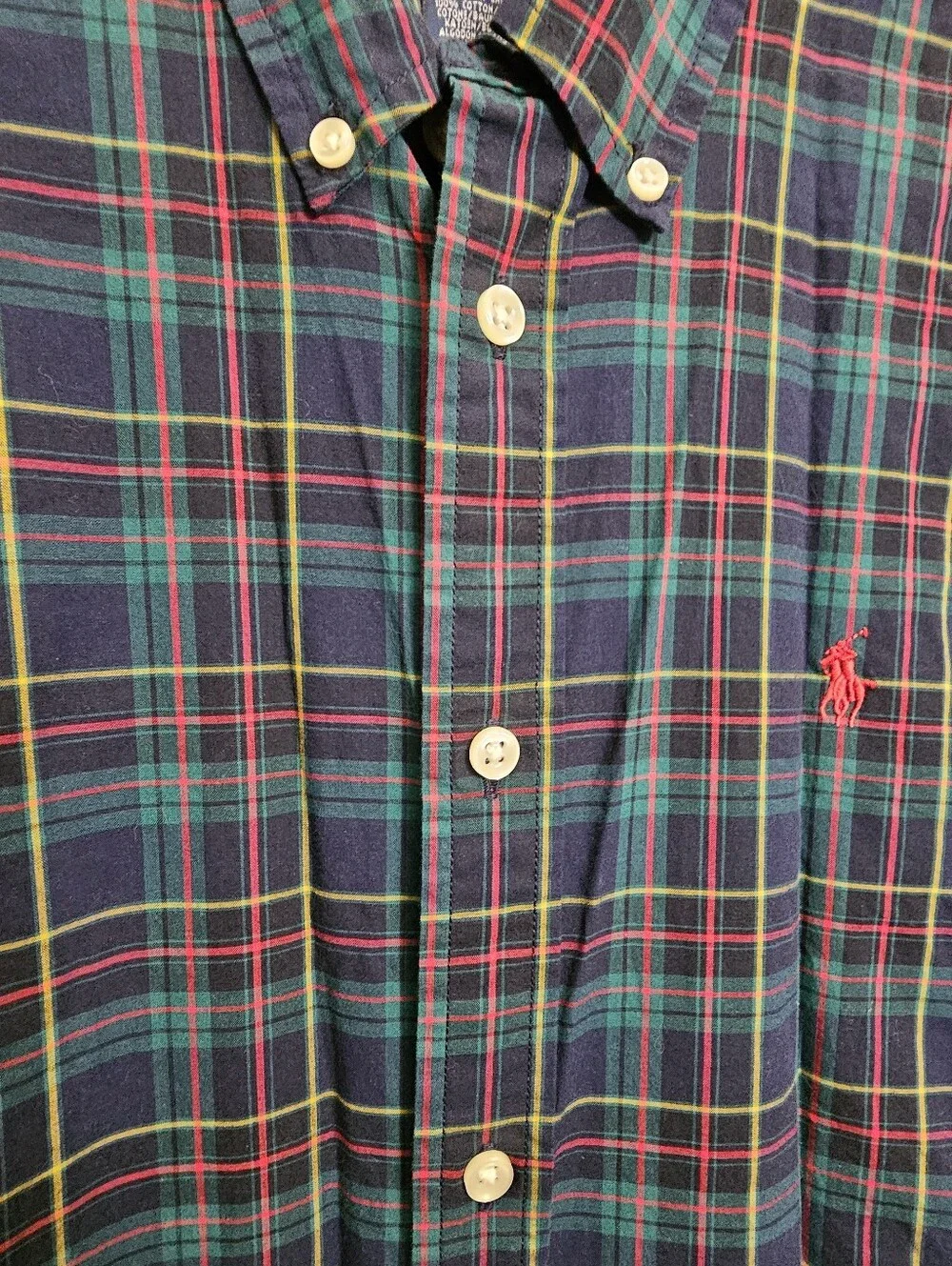 Ralph Lauren big boys XL 20 plaid long sleeve buttoned shirt boy youth kids top